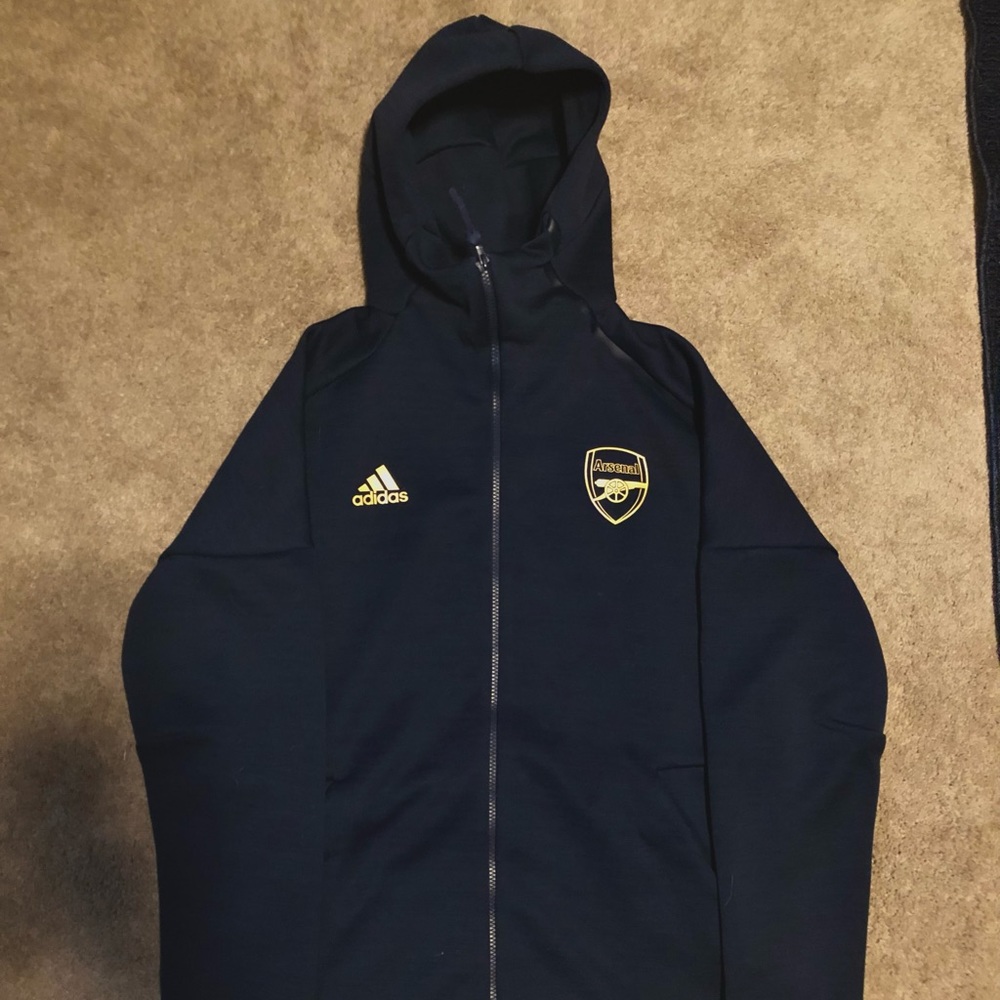 2019-20 Arsenal adidas ZNE Hooded Anthem Jacket